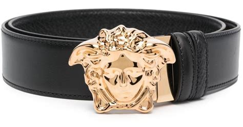 Versace Cintura La Medusa In Pelle 